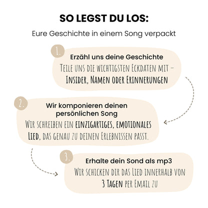 Personalisiertes Lied  - Für deine Liebsten