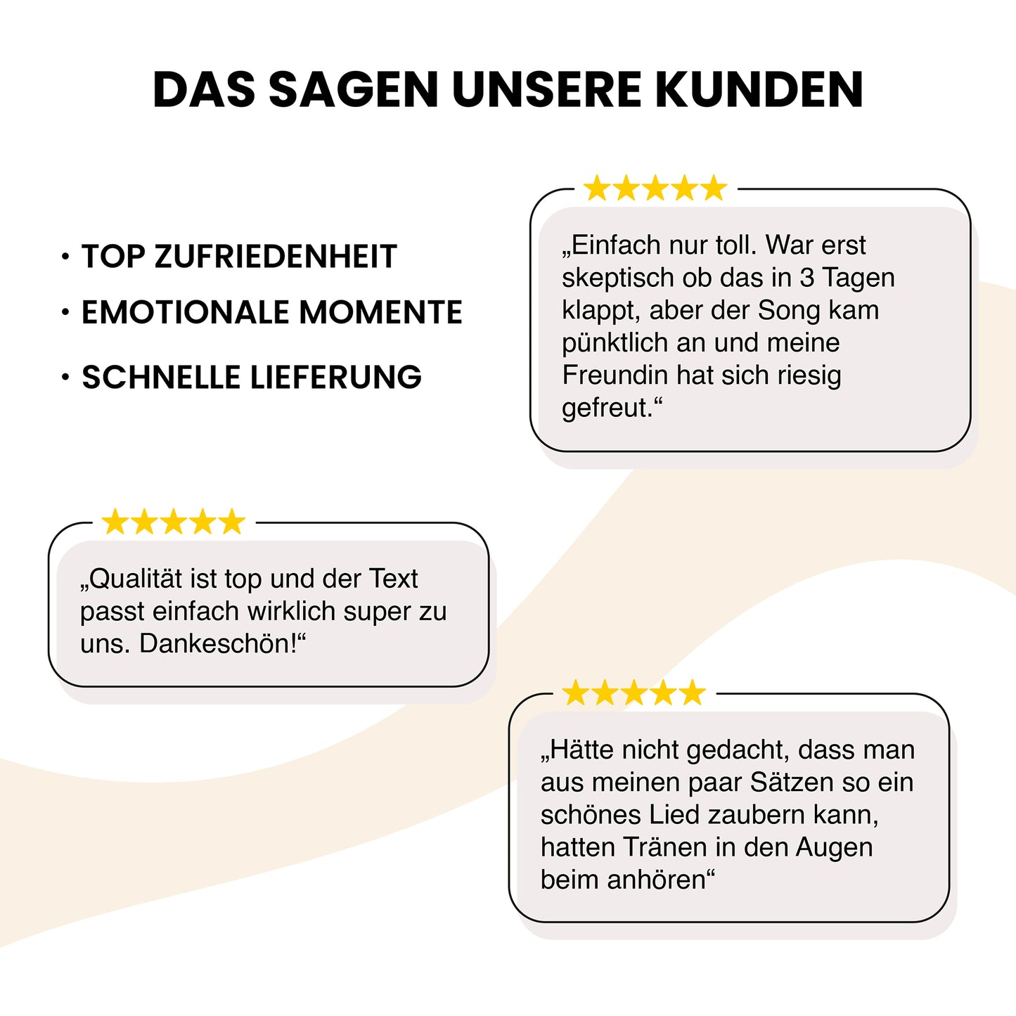 Personalisiertes Lied  - Für deine Liebsten
