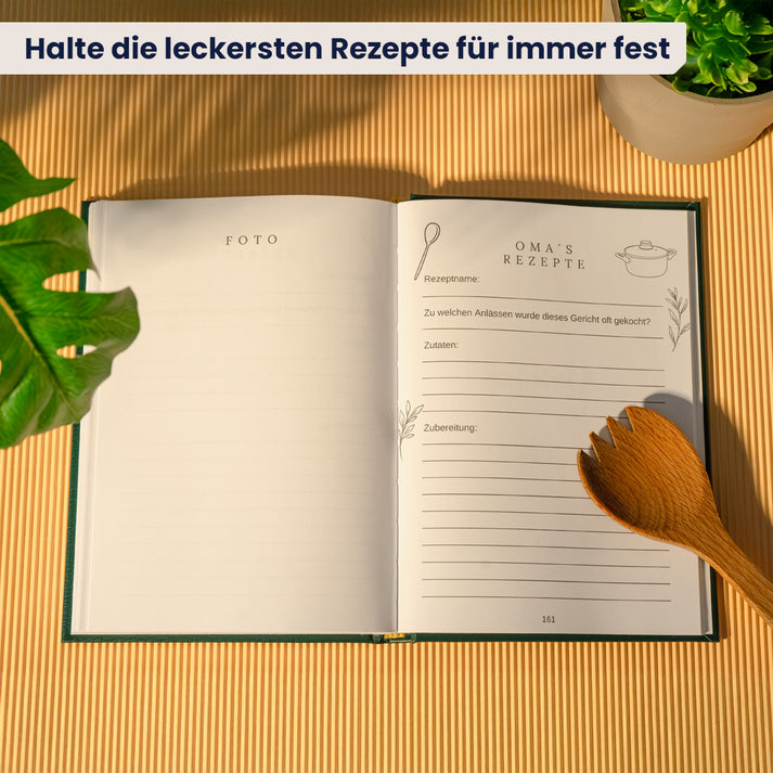 Buch Oma, bitte erzähl mir deine Geschichte Erinnerungsbuch Geschenk